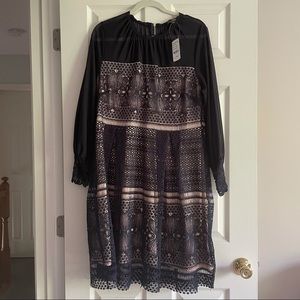 NEW! Navy lace dress